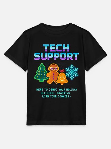 Lustiger Technischer Support Debug Weihnachten - Stanley/Stella T-shirt MINI CREATOR til børn - sort