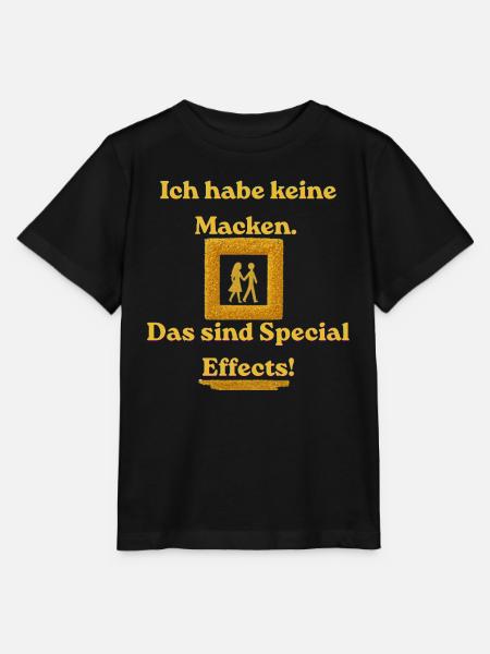 Ich habe keine Macken – Special Effects - Stanley/Stella Kinder T-Shirt MINI CREATOR - Schwarz