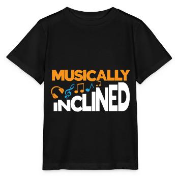 Musiker Musik Rhythmus Notenschlüssel - Stanley/Stella Kinder T-Shirt MINI CREATOR  - Schwarz - Vorne - Mikhail (115cm)