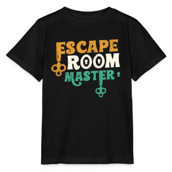 Escape Room Master Escape Room Anniversaire - T-shirt bio MINI CREATOR Stanley/Stella Enfant - noir - Devant - Mikhail (115cm)