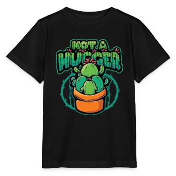 Pas de cactus étreint - T-shirt bio MINI CREATOR Stanley/Stella Enfant - noir - Devant - Mikhail (115cm)