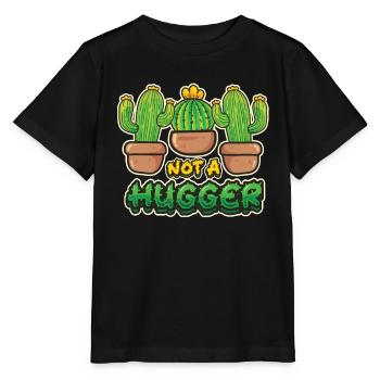 Pas de cactus étreint - T-shirt bio MINI CREATOR Stanley/Stella Enfant - noir - Devant - Mikhail (115cm)