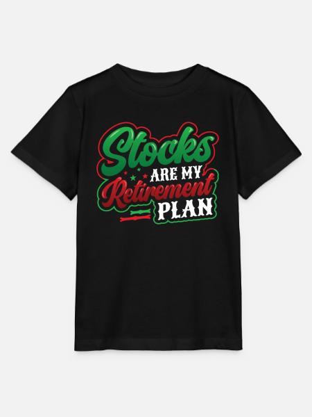 Aktien Sind Mein Ruhestandsplan - Stanley/Stella Kinder T-Shirt MINI CREATOR - Schwarz