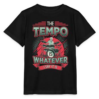 Das Tempo Ist, Was Immer Ich Sage, Es Ist Rockband - Stanley/Stella Kinder T-Shirt MINI CREATOR  - Schwarz - Vorne - Mikhail (115cm)
