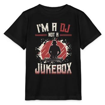 Je suis un DJ, pas un disc-jockey de juke-box - T-shirt bio MINI CREATOR Stanley/Stella Enfant - noir - Devant - Mikhail (115cm)