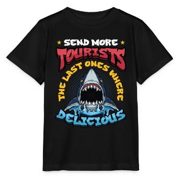Envoyer plus de touristes - T-shirt bio MINI CREATOR Stanley/Stella Enfant - noir - Devant - Mikhail (115cm)