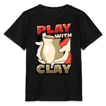 Spielen Mit Töpferwaren Aus Ton - Stanley/Stella Kinder T-Shirt MINI CREATOR  - Schwarz - Vorne - Mikhail (115cm)
