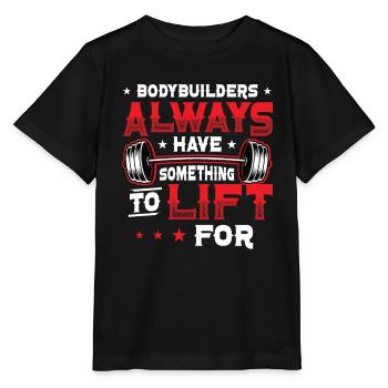 Bodybuilder Haben Etwas Zu Heben Für Gewicht - Stanley/Stella Kinder T-Shirt MINI CREATOR  - Schwarz - Vorne - Mikhail (115cm)