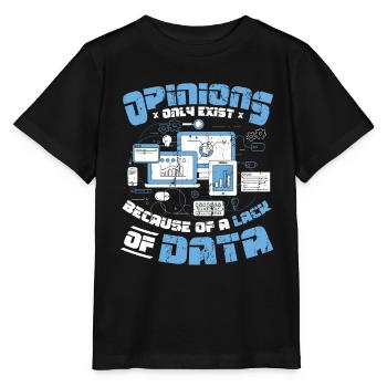 Opinions Data Shortage - Data Scientist Data - Stanley/Stella MINI CREATOR Kids’ T-Shirt - black - Front - Mikhail (115cm)