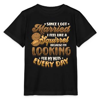 Poor husband - Stanley/Stella MINI CREATOR Kids’ T-Shirt - black - Front - Mikhail (115cm)