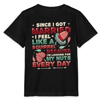 Poor husband - Stanley/Stella MINI CREATOR Kids’ T-Shirt - black - Front - Mikhail (115cm)