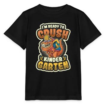 Ich Bin Bereit, Das Monster Vom 1. Tag. - Stanley/Stella Kinder T-Shirt MINI CREATOR  - Schwarz - Vorne - Mikhail (115cm)