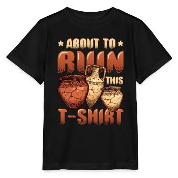Argile de poterie en ruine - T-shirt bio MINI CREATOR Stanley/Stella Enfant - noir - Devant - Mikhail (115cm)