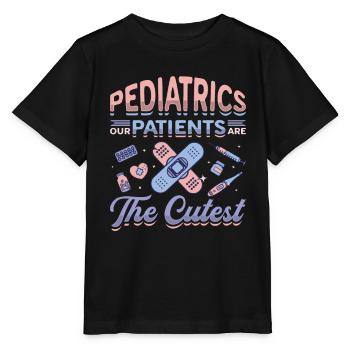 Pädiatrie, Unsere Patienten Sind Die Süßesten - Stanley/Stella Kinder T-Shirt MINI CREATOR  - Schwarz - Vorne - Mikhail (115cm)