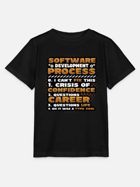 Software-Entwicklungsprozess, Programmierung - Stanley/Stella Kinder T-Shirt MINI CREATOR - Schwarz