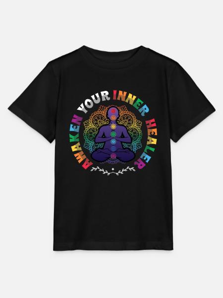 Awaken Your Inner Healer, Reiki Spiritual - T-shirt MINI CREATOR barn från Stanley/Stella - svart