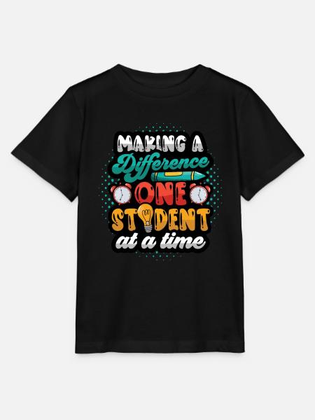 Einen Unterschied Machen - Stanley/Stella Kinder T-Shirt MINI CREATOR  - Schwarz