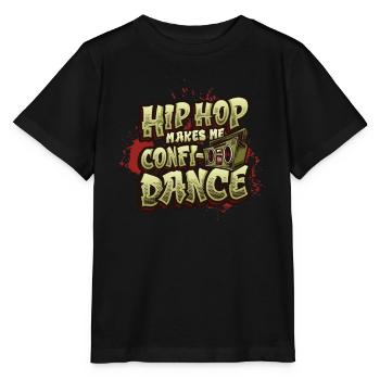 Le Hip Hop me donne confiance, le Hip Hop danse - T-shirt bio MINI CREATOR Stanley/Stella Enfant - noir - Devant - Mikhail (115cm)
