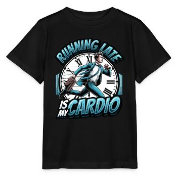 Running Late Humor Sarcasm Always Late - Stanley/Stella MINI CREATOR Kids’ T-Shirt - black - Front - Mikhail (115cm)