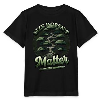 Bonsai Anbauen Kleiner Japanischer Bonsaibaum - Stanley/Stella Kinder T-Shirt MINI CREATOR  - Schwarz - Vorne - Mikhail (115cm)