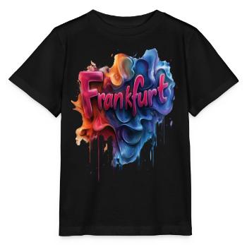 Frankfurt - Stanley/Stella Kinder T-Shirt MINI CREATOR  - Schwarz - Vorne - Mikhail (115cm)