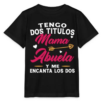 Mama und Oma Muttertagsgeschenk - Stanley/Stella Kinder T-Shirt MINI CREATOR  - Schwarz - Vorne - Mikhail (115cm)