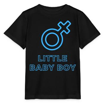 Baby Announcement Pregnancy - Boy - Surprise - Stanley/Stella MINI CREATOR Kids’ T-Shirt - black - Front - Mikhail (115cm)