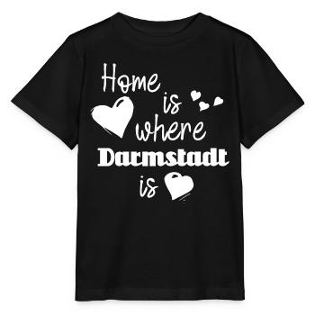 Zuhause in Darmstadt - Home is where Darmstadt is - Stanley/Stella Kinder T-Shirt MINI CREATOR  - Schwarz - Vorne - Mikhail (115cm)