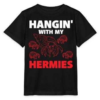 Abhängen mit meinen Hermies - Stanley/Stella Kinder T-Shirt MINI CREATOR  - Schwarz - Vorne - Mikhail (115cm)