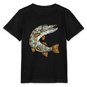 Hecht - Stanley/Stella Kinder T-Shirt MINI CREATOR  - Schwarz - Vorne - Mikhail (115cm)