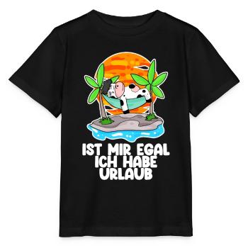 Urlaub - Stanley/Stella Kinder T-Shirt MINI CREATOR  - Schwarz - Vorne - Mikhail (115cm)
