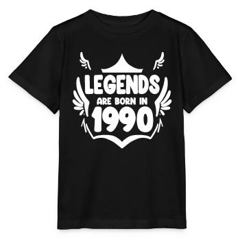 1990 - Jahrgang 1990 - Stanley/Stella Kinder T-Shirt MINI CREATOR  - Schwarz - Vorne - Mikhail (115cm)