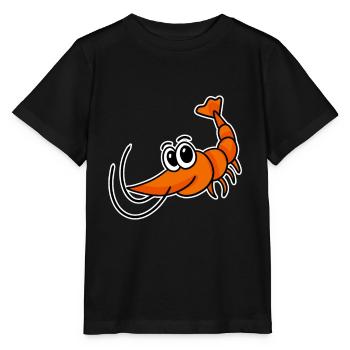 Crevettes - T-shirt bio MINI CREATOR Stanley/Stella Enfant - noir - Devant - Mikhail (115cm)