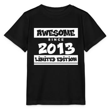 2013 - Millésime 2013 - Fantastique depuis 2013 - T-shirt bio MINI CREATOR Stanley/Stella Enfant - noir - Devant - Mikhail (115cm)