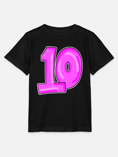 10 rosa - Stanley/Stella Kinder T-Shirt MINI CREATOR  - Schwarz