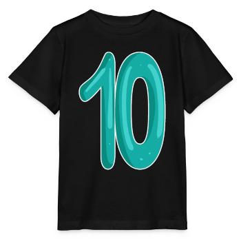 Dix numéros 10 - T-shirt bio MINI CREATOR Stanley/Stella Enfant - noir - Devant - Mikhail (115cm)