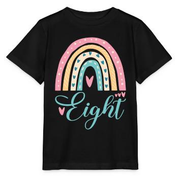 Children's birthday 8 years old Eighth birthday - Stanley/Stella MINI CREATOR Kids’ T-Shirt - black - Front - Mikhail (115cm)