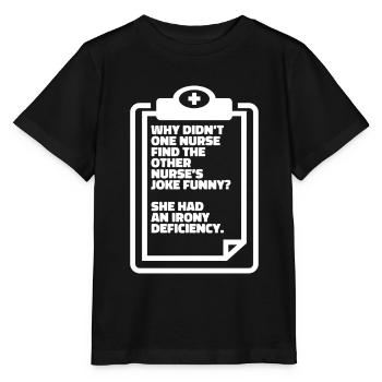 Infirmier - T-shirt bio MINI CREATOR Stanley/Stella Enfant - noir - Devant - Mikhail (115cm)