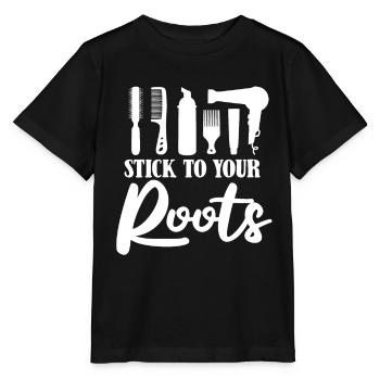 Coiffeur Coiffeur Coiffure Coiffure Coiffure Coiffure - T-shirt bio MINI CREATOR Stanley/Stella Enfant - noir - Devant - Mikhail (115cm)