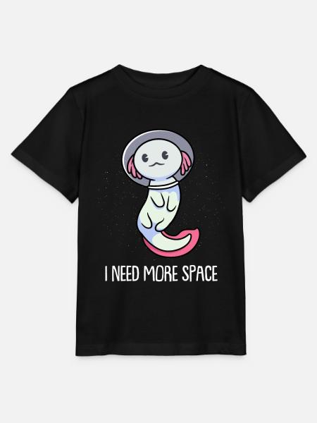 Axolotl Salamander - Stanley/Stella Kinder T-Shirt MINI CREATOR - Schwarz