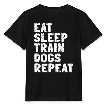 Dog trainer Dog trainer - Stanley/Stella MINI CREATOR Kids’ T-Shirt - black - Front - Mikhail (115cm)