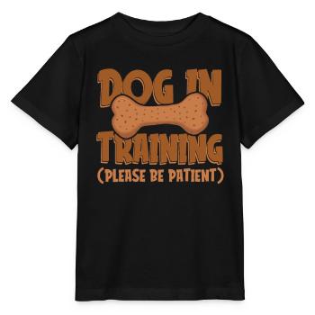 Hundetrainer Hundetrainer - Stanley/Stella Kinder T-Shirt MINI CREATOR  - Schwarz - Vorne - Mikhail (115cm)