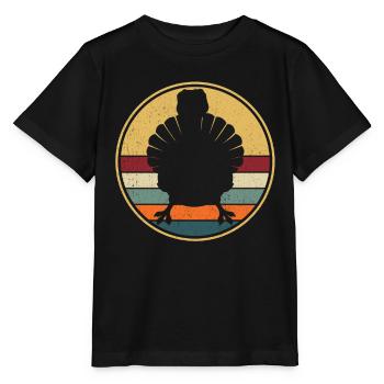 Action de grâce - T-shirt bio MINI CREATOR Stanley/Stella Enfant - noir - Devant - Mikhail (115cm)