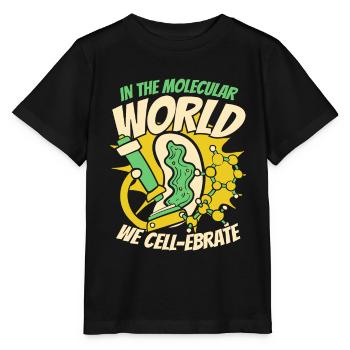 Biologiste Biologiste moléculaire - T-shirt bio MINI CREATOR Stanley/Stella Enfant - noir - Devant - Mikhail (115cm)