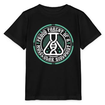 Biologiste Biologiste Parent Biologiste moléculaire - T-shirt bio MINI CREATOR Stanley/Stella Enfant - noir - Devant - Mikhail (115cm)