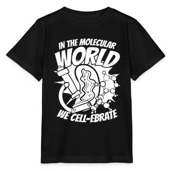Biologiste Biologiste moléculaire - T-shirt bio MINI CREATOR Stanley/Stella Enfant - noir - Devant - Mikhail (115cm)