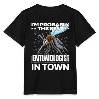 Entomologie Entomologe Insekt Moskito - Stanley/Stella Kinder T-Shirt MINI CREATOR  - Schwarz - Vorne - Mikhail (115cm)