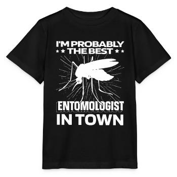 Entomologie Entomologe Insekt Moskito - Stanley/Stella Kinder T-Shirt MINI CREATOR  - Schwarz - Vorne - Mikhail (115cm)