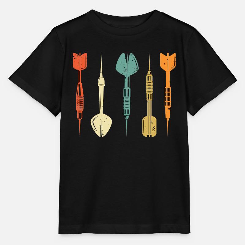 Dart Darter Darts Player Darts Gift Slogan Idea - T-shirt bio MINI CREATOR Stanley/Stella Enfant - noir