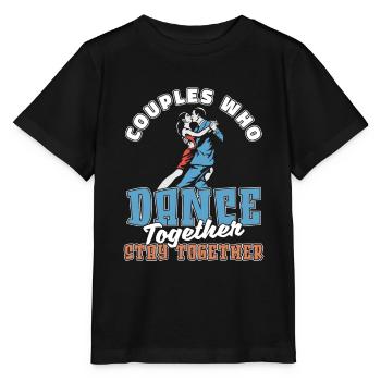 Couple professeur de danse - T-shirt bio MINI CREATOR Stanley/Stella Enfant - noir - Devant - Mikhail (115cm)